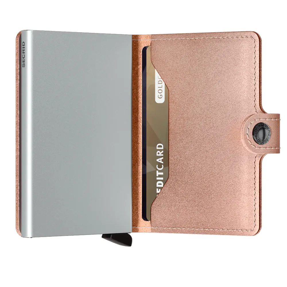 Портфейл SECRID - Mini Metallic Rose, с RFID защита - 2