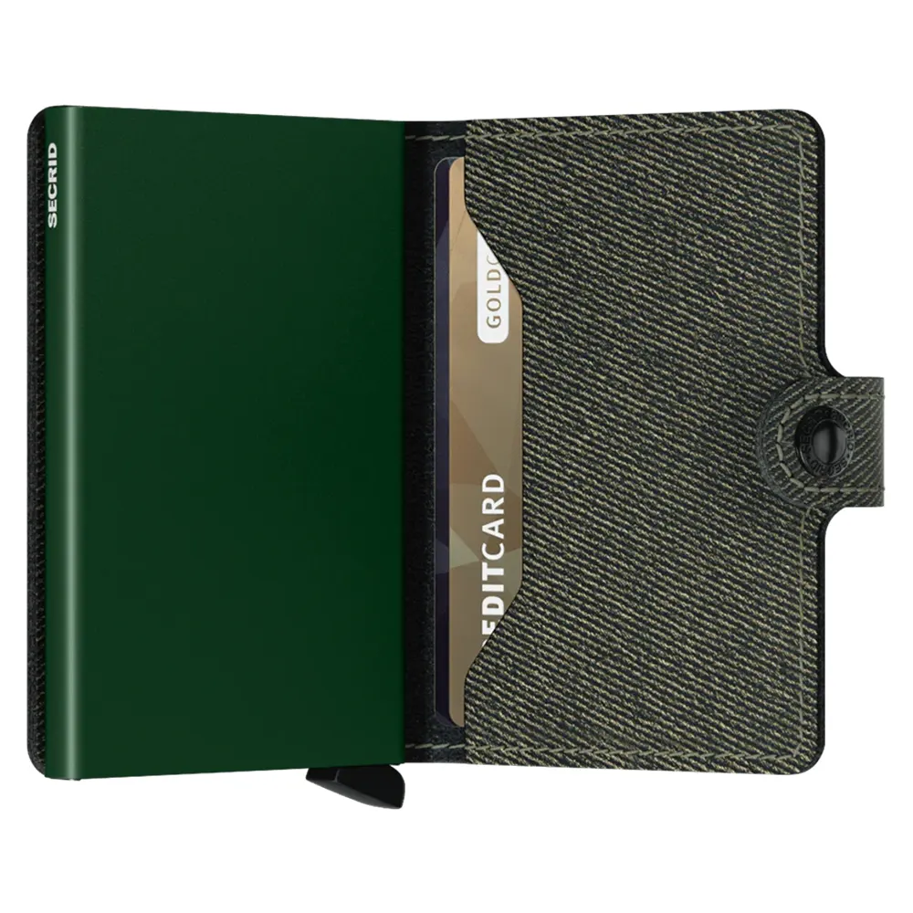 Портфейл SECRID - Mini Twist Green, с RFID защита - 2