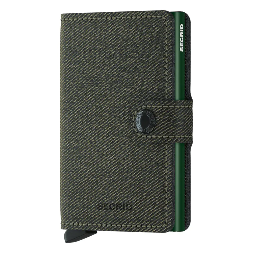 Портфейл SECRID - Mini Twist Green, с RFID защита