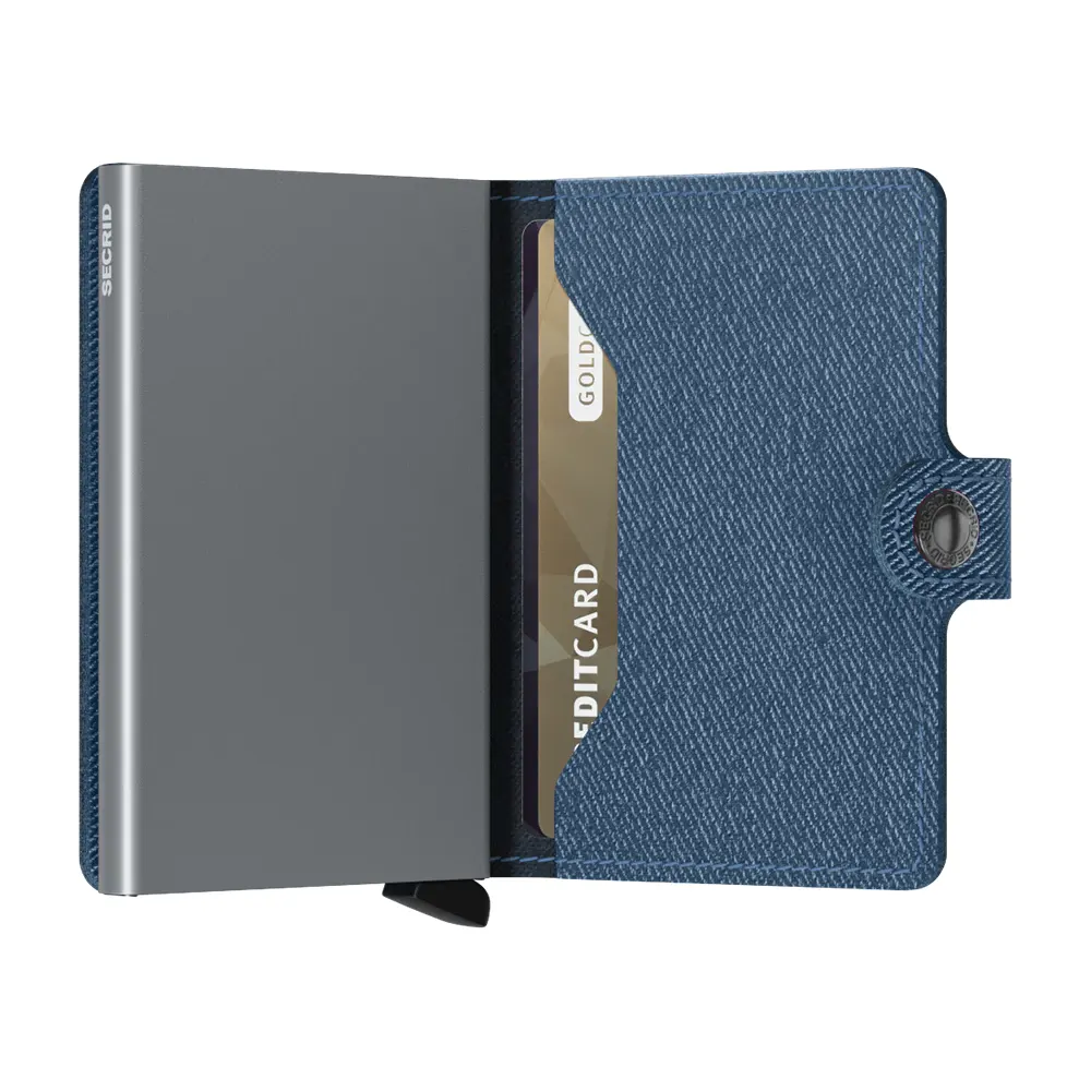 Портфейл SECRID - Mini Twist Jeans Blue, с RFID защита - 2