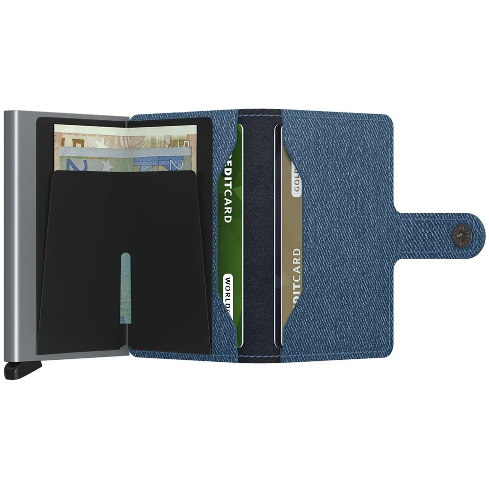 Портфейл SECRID - Mini Twist Jeans Blue, с RFID защита - 3