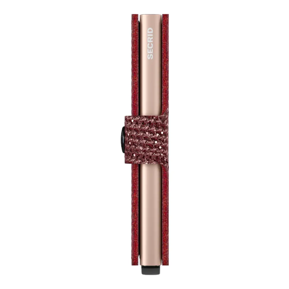 Портфейл SECRID - Mini Sparkle Red, с RFID защита - 4