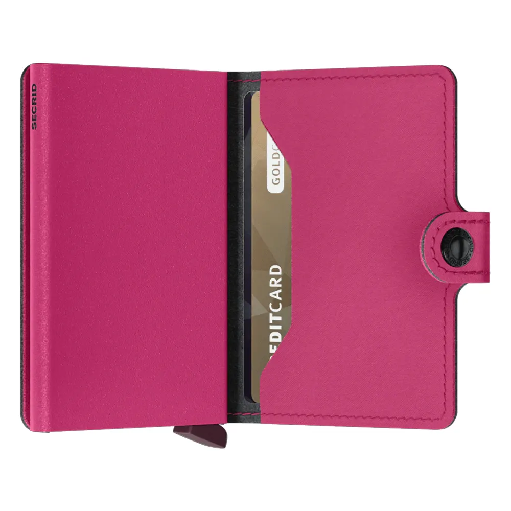 Портфейл SECRID - Mini Yard Powder Fuchsia, с RFID защита - 2