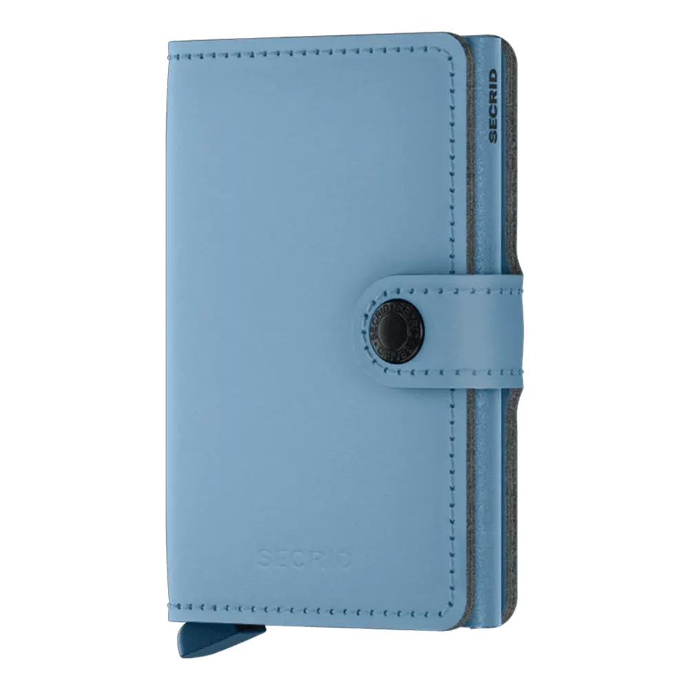 Портфейл SECRID - Mini Yard Powder Sky Blue, с RFID защита