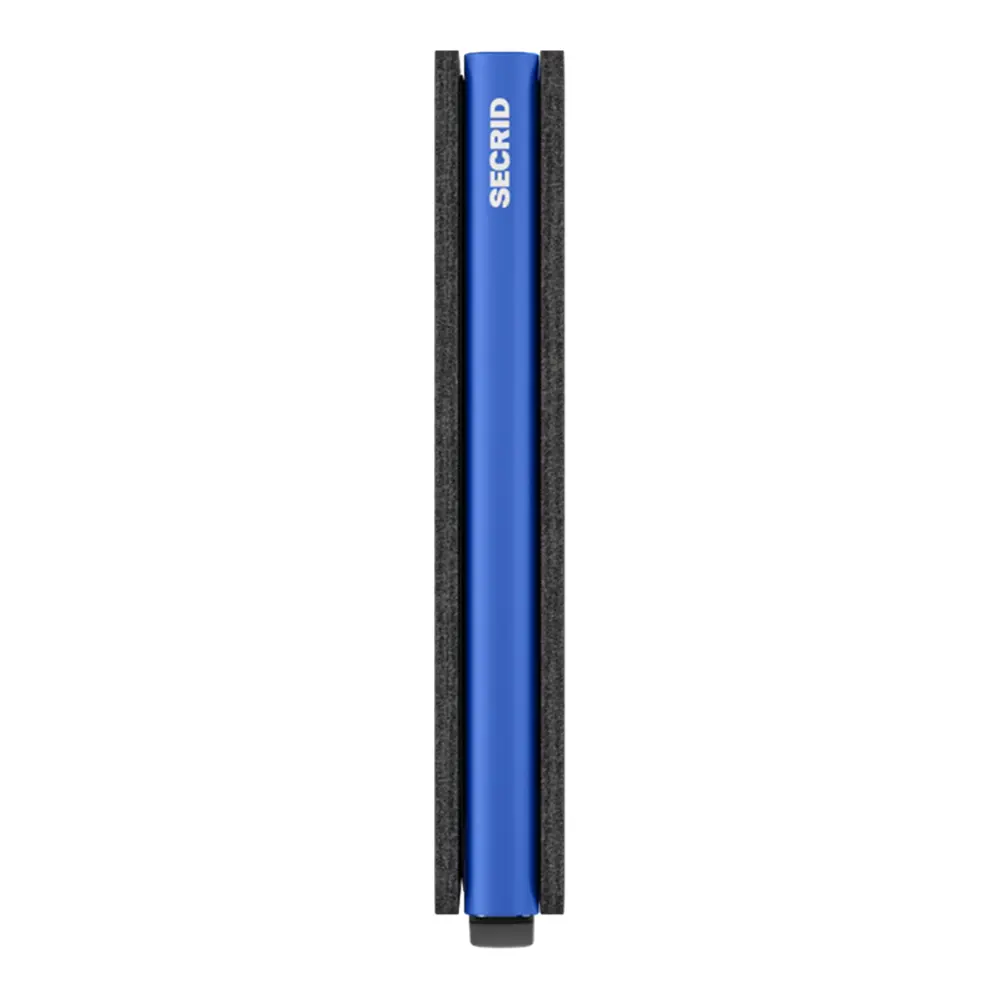 Портфейл SECRID - Slim Matte Black & Blue, с RFID защита - 4
