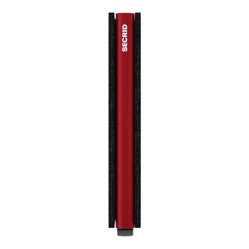 Портфейл SECRID - Slim Matte Black & Red, с RFID защита - 4