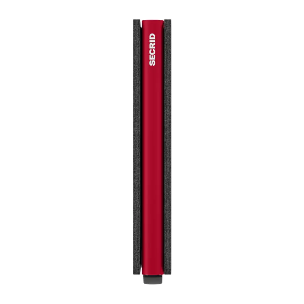 Портфейл SECRID - Slim Optical Black-Red, с RFID защита - 4