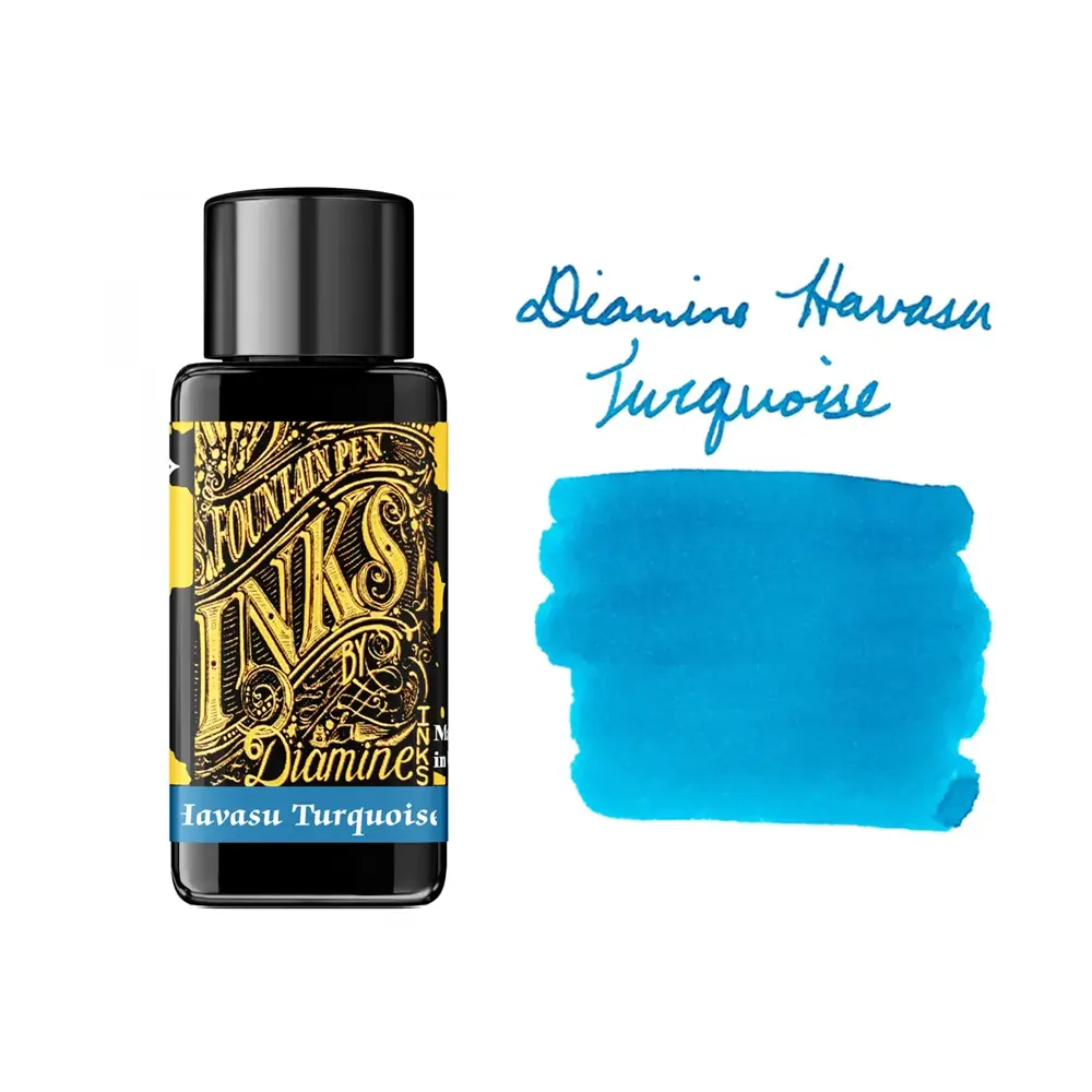Мастилница Diamine - Havasu Turquoise, 30 мл