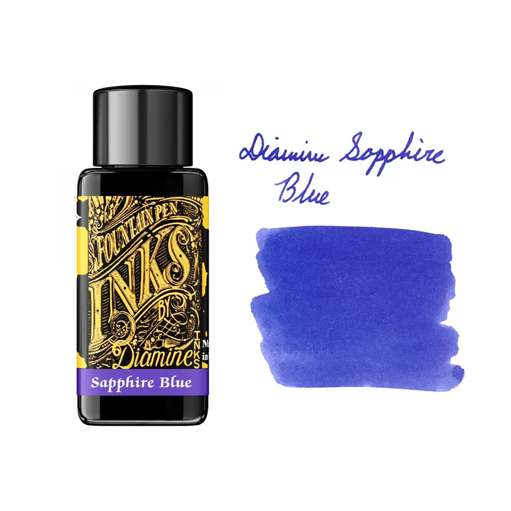 Мастилница Diamine - Sapphire Blue, 30 мл