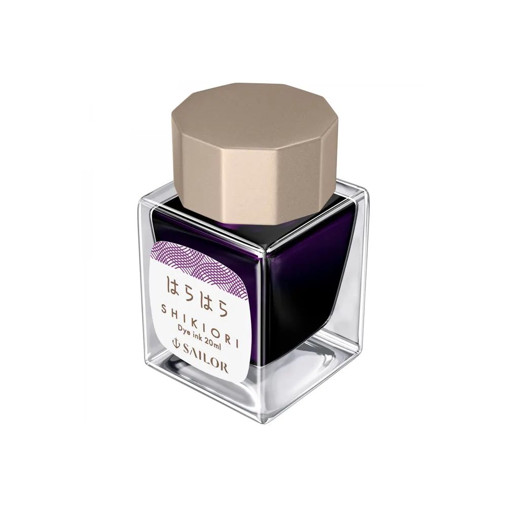 Мастилница Sailor Shikiori - Harahara Purple, 20 ml - 2