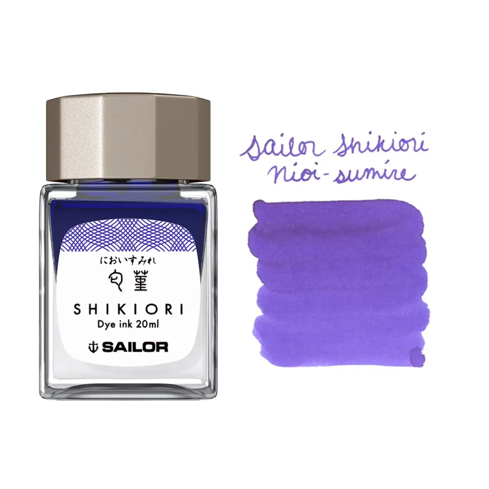 Мастилница Sailor Shikiori Spring - Nioisumire Blue, 20 мл