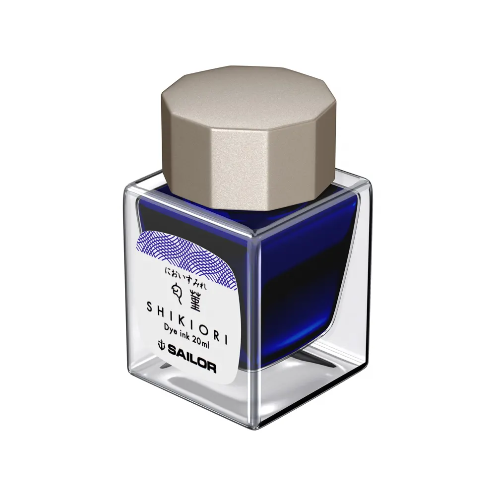 Мастилница Sailor Shikiori Spring - Nioisumire Blue, 20 мл - 2