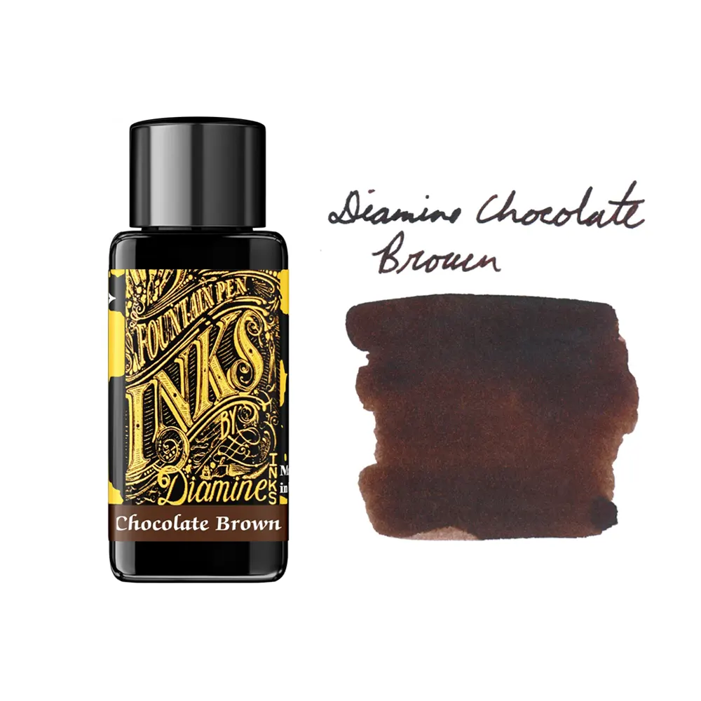 Мастилница Diamine - Chocolate Brown, 30 мл