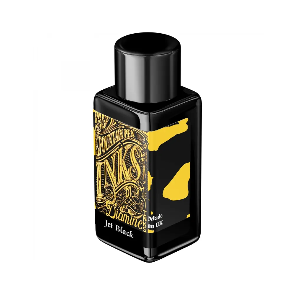 Мастилница Diamine - Jet Black, 30 мл - 2