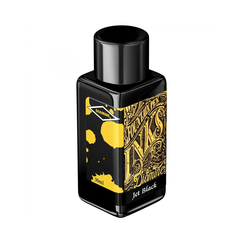 Мастилница Diamine - Jet Black, 30 мл - 3