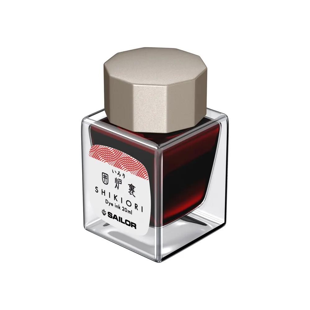Мастилница Sailor Shikiori Winter - Irori Red, 20 мл - 2