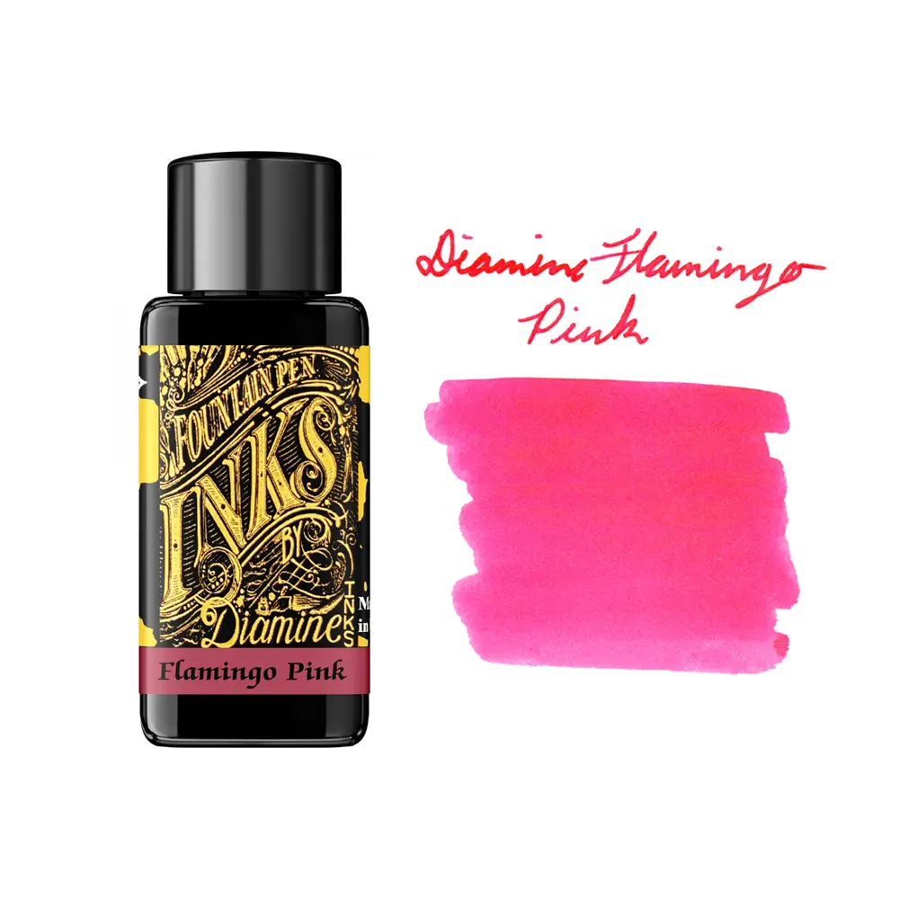 Мастилница Diamine - Flamingo Pink, 30 мл