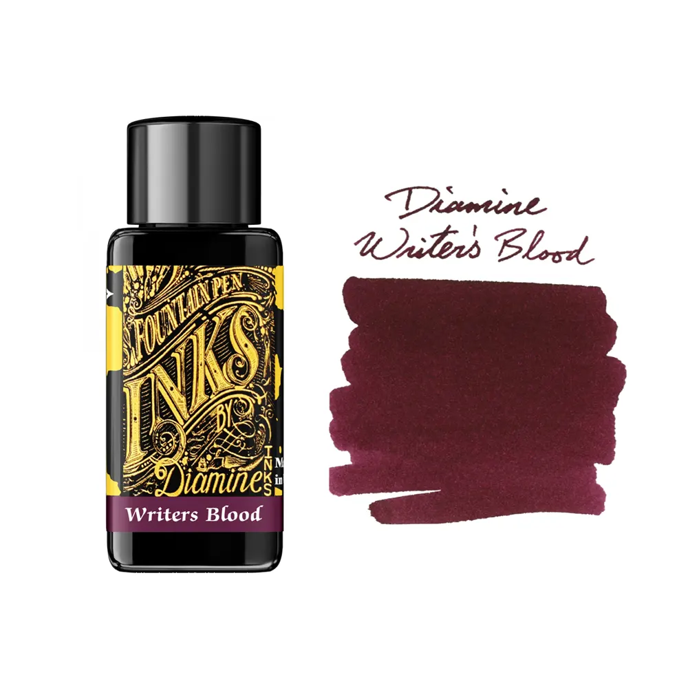 Мастилница Diamine - Writer's Blood, 30 мл