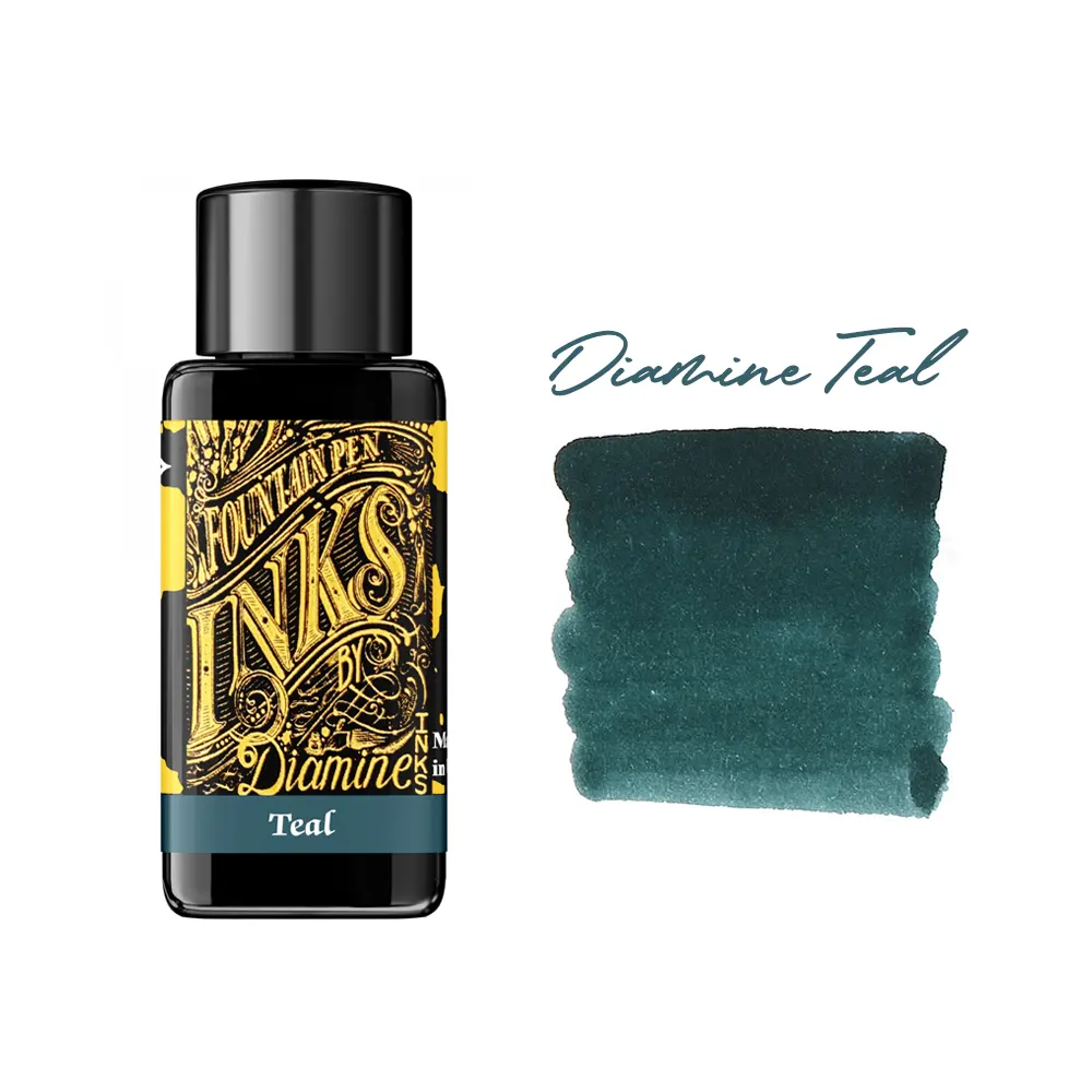 Мастилница Diamine - Teal, 30 мл