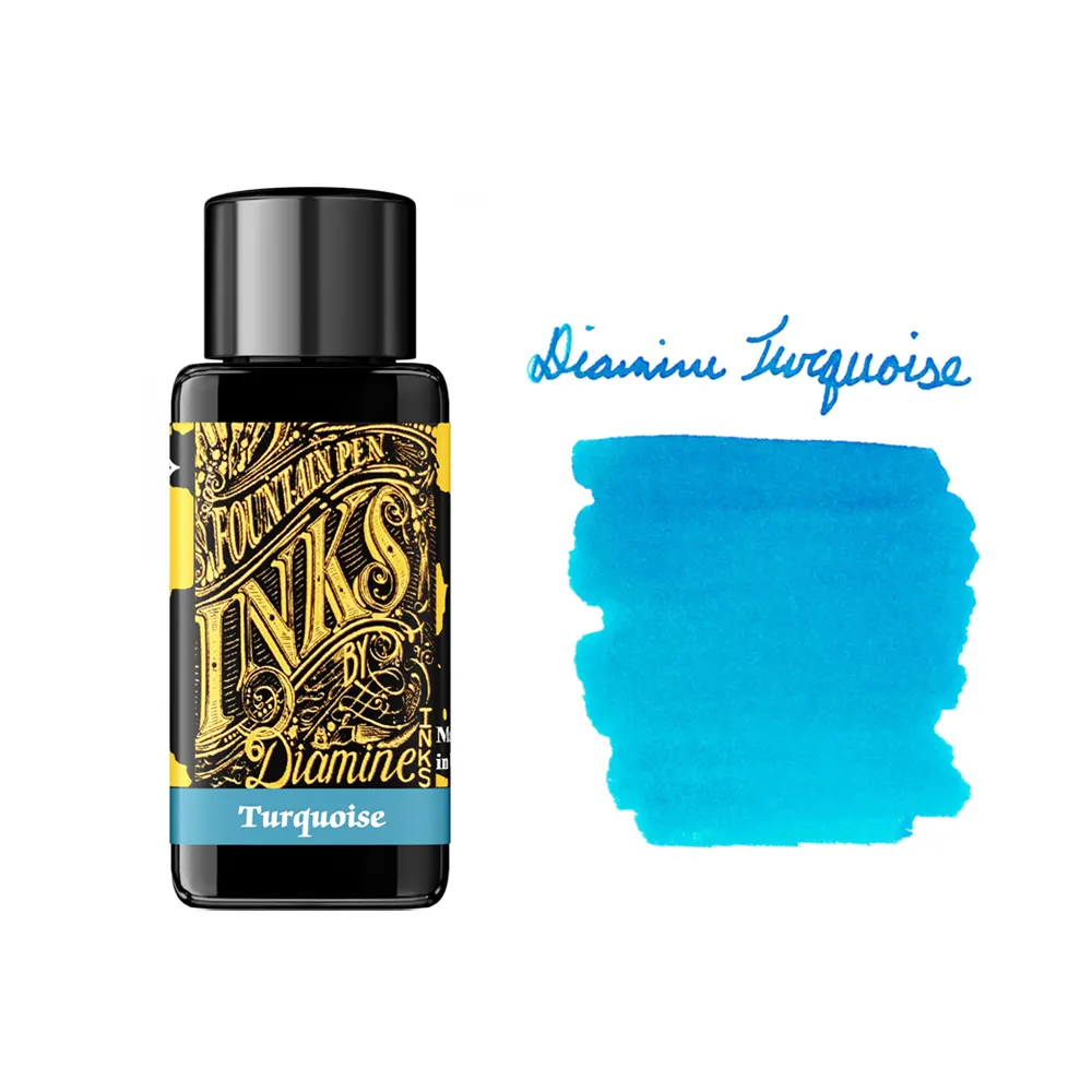 Мастилница Diamine - Turquoise, 30 мл
