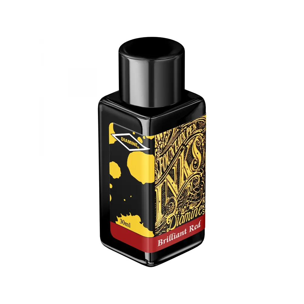 Мастилница Diamine - Brilliant Red, 30 мл - 3