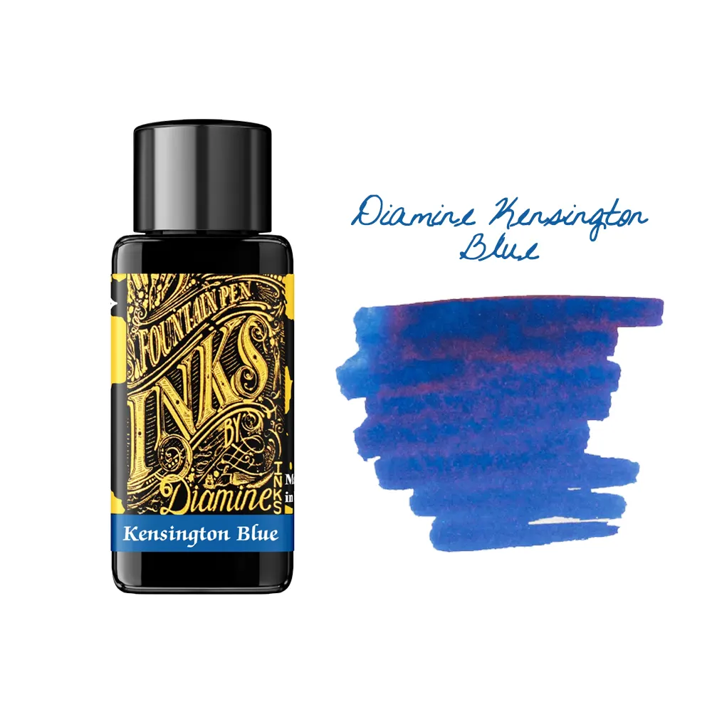 Мастилница Diamine - Kensington Blue, 30 мл