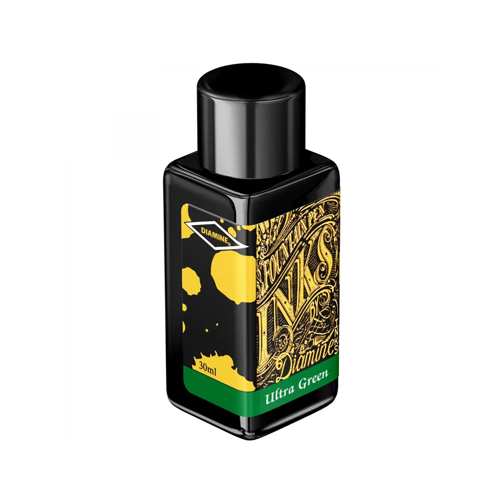 Мастилница Diamine - Ultra Green, 30 мл - 3