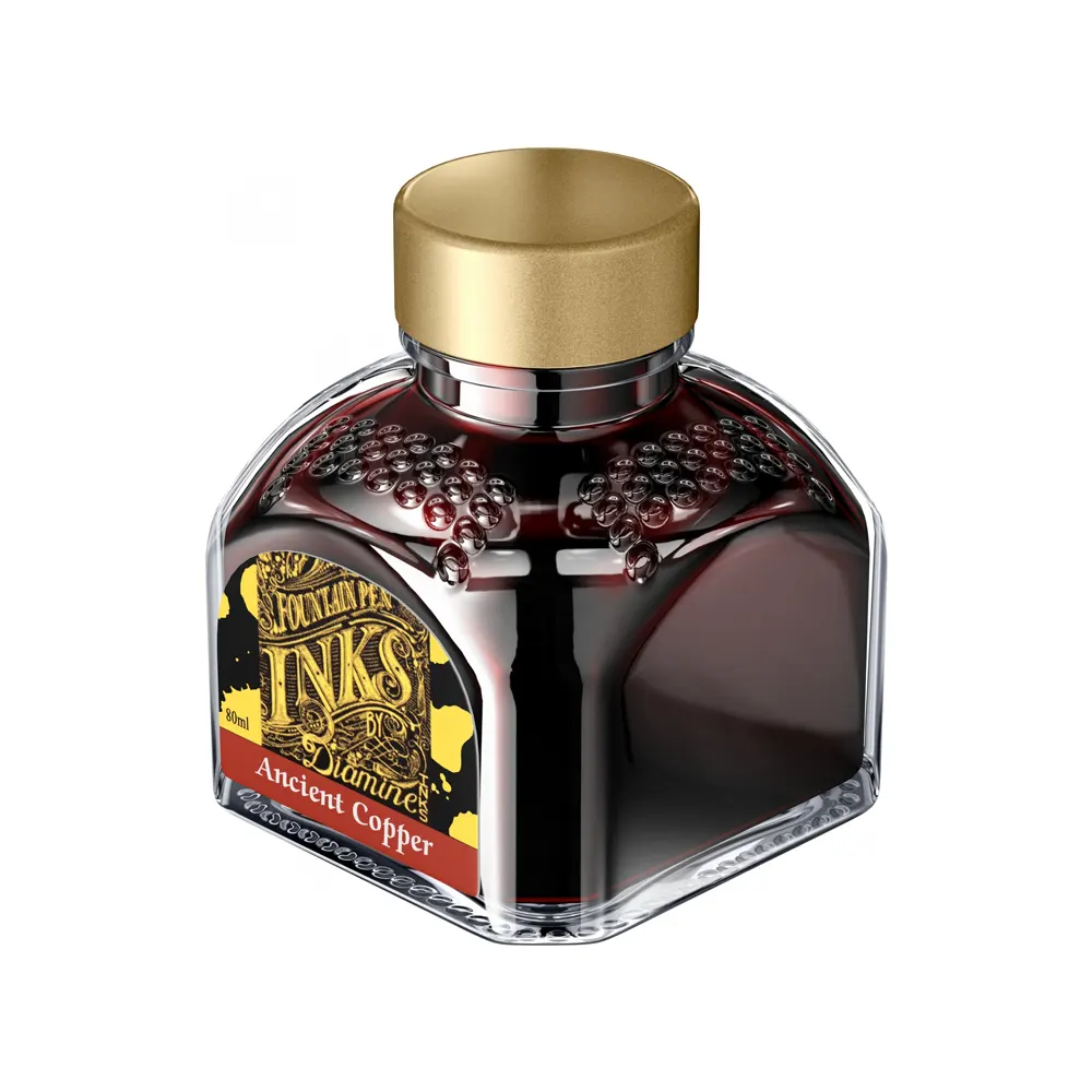 Мастилница Diamine - Ancient Cooper, 80 мл - 2