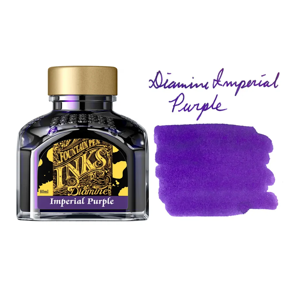 Мастилница Diamine - Imperial Purple, 80 мл