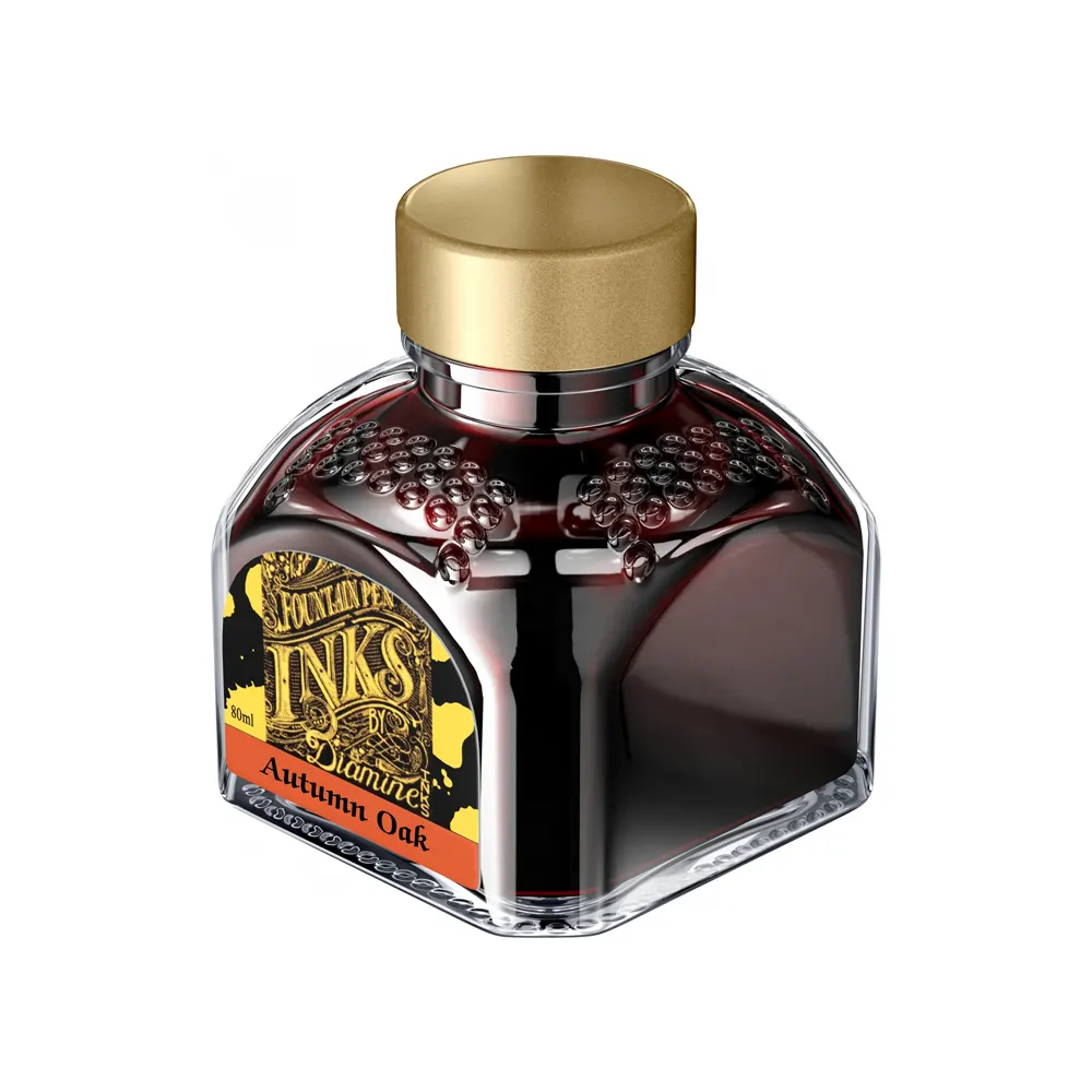 Мастилница Diamine - Autumn Oak, 80 мл - 2