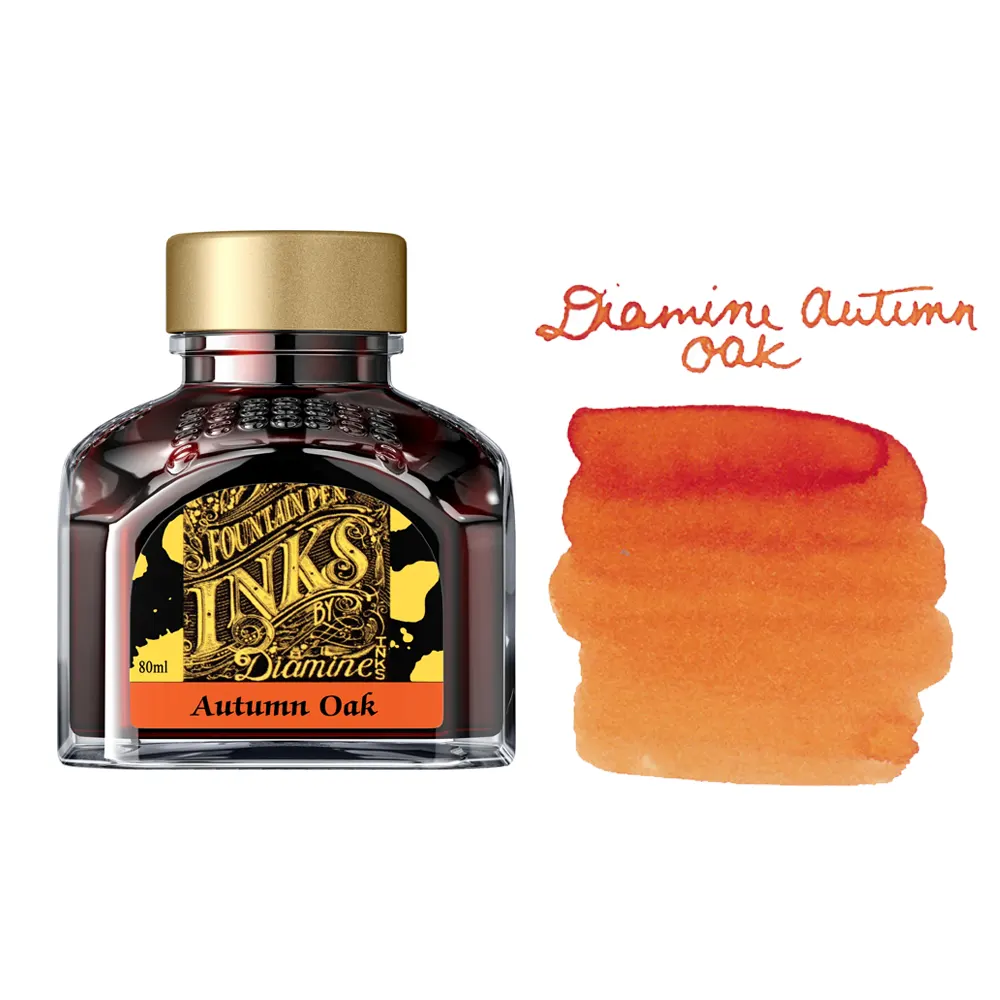Мастилница Diamine - Autumn Oak, 80 мл