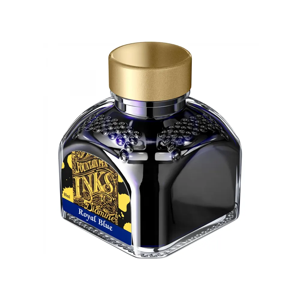 Мастилница Diamine - Royal Blue, 80 мл - 2