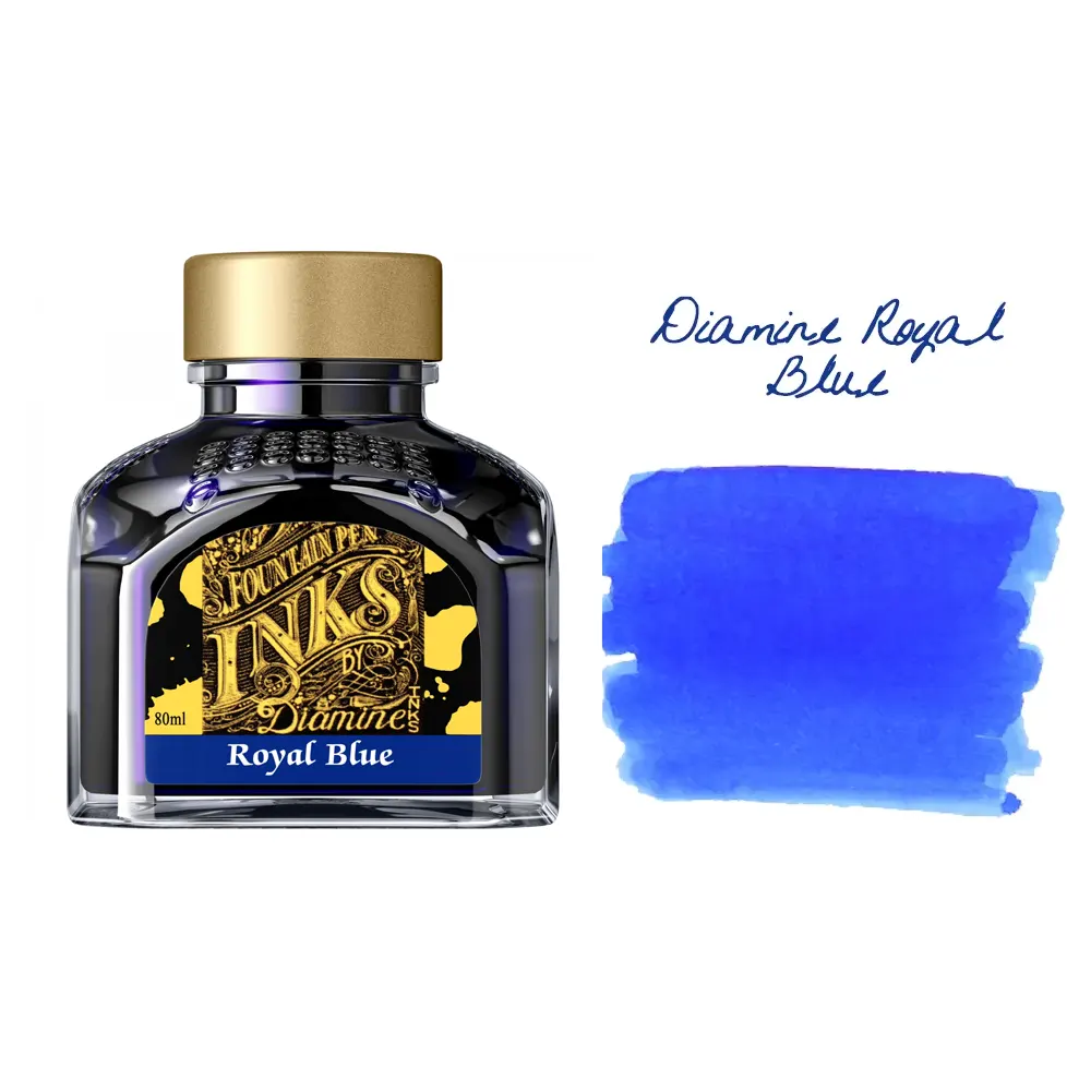 Мастилница Diamine - Royal Blue, 80 мл
