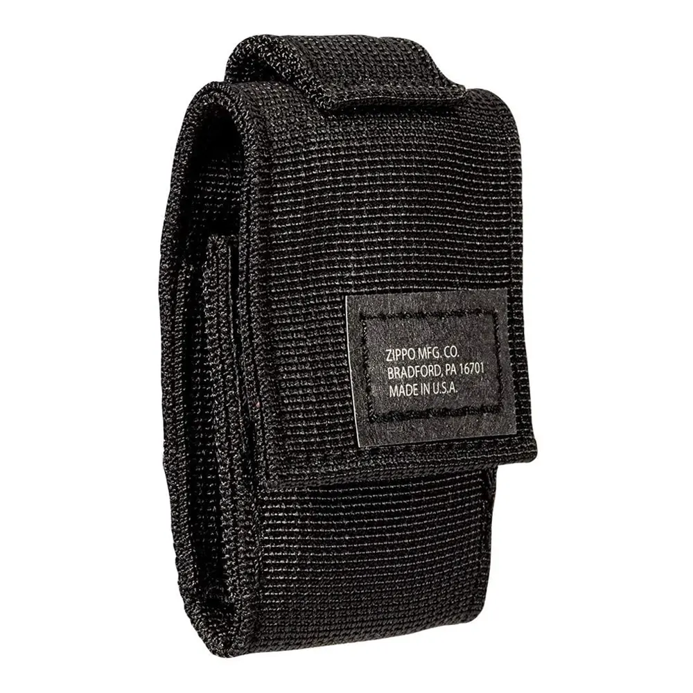 Комплект Zippo Tactical - запалка Black Crackle™ 236 и калъф, черни - 3