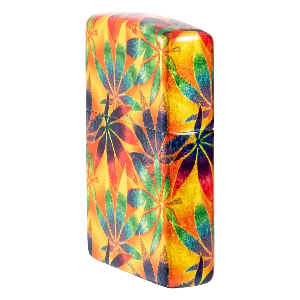 Запалка Zippo - Colorful Cannabis Design - 7