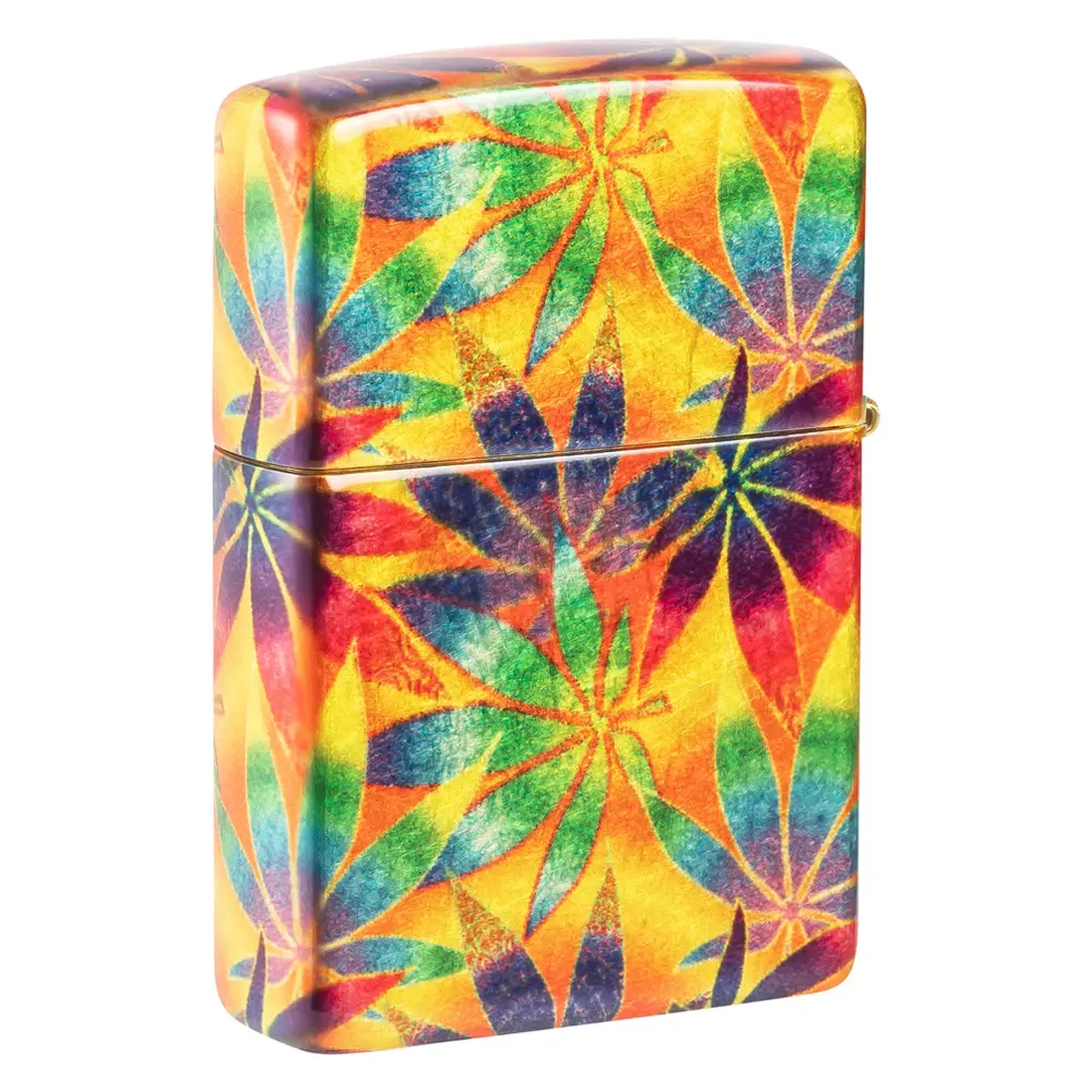 Запалка Zippo - Colorful Cannabis Design - 3