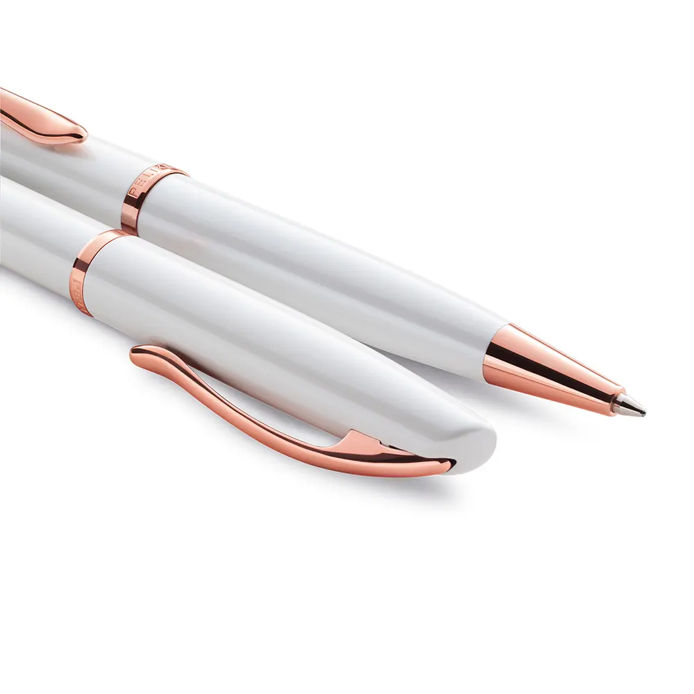 Химикалка Pelikan Jazz Noble Elegance - Pearl White, в подаръчна кутия - 3