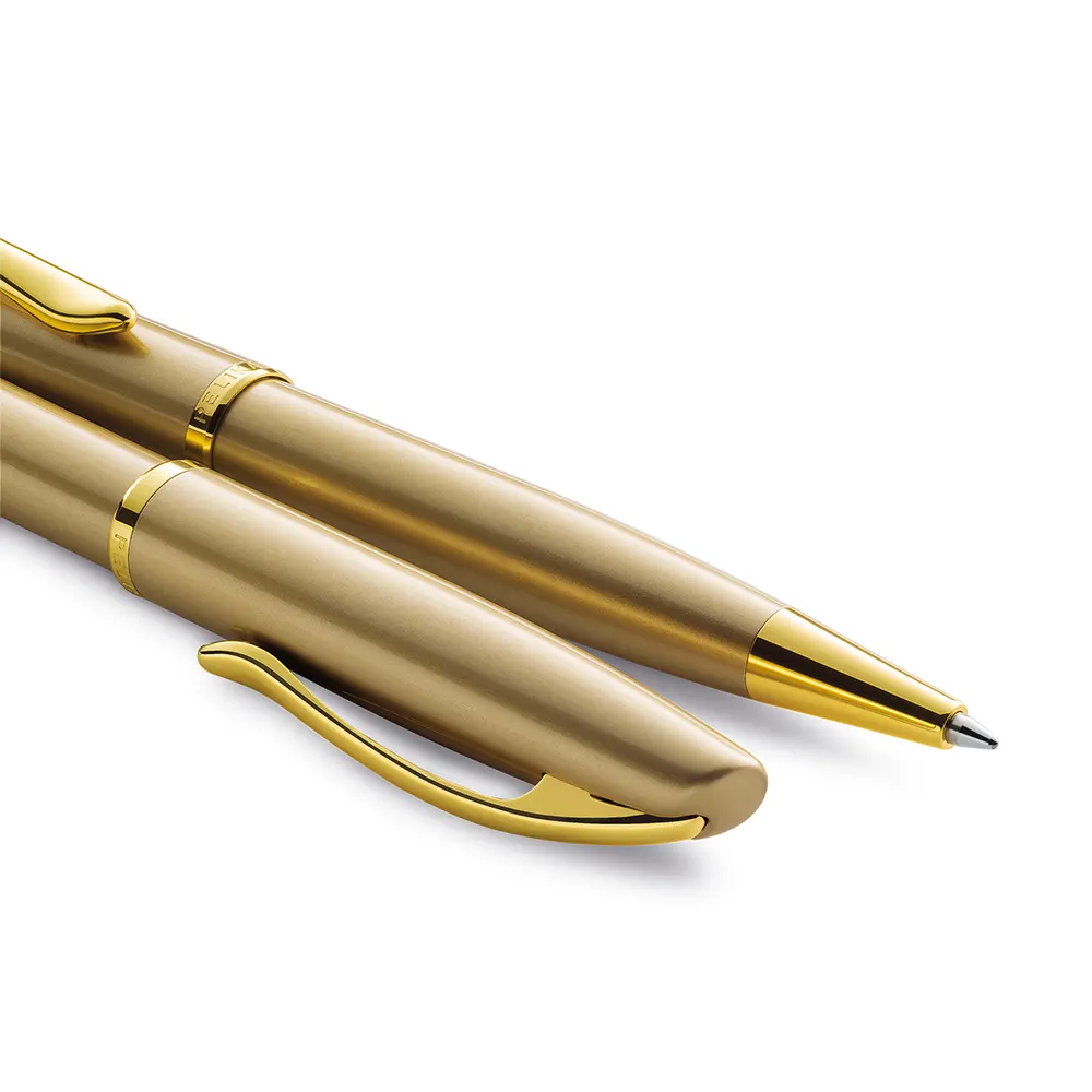Химикалка Pelikan Jazz Noble Elegance - Yellow Gold, в подаръчна кутия - 3