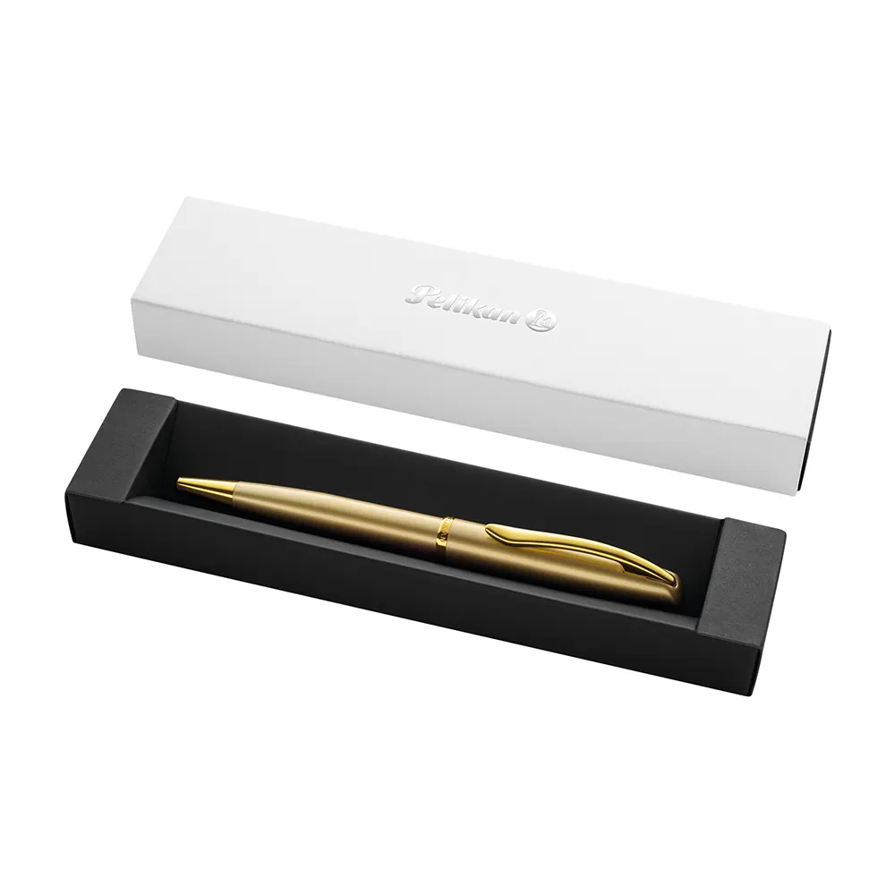 Химикалка Pelikan Jazz Noble Elegance - Yellow Gold, в подаръчна кутия - 4