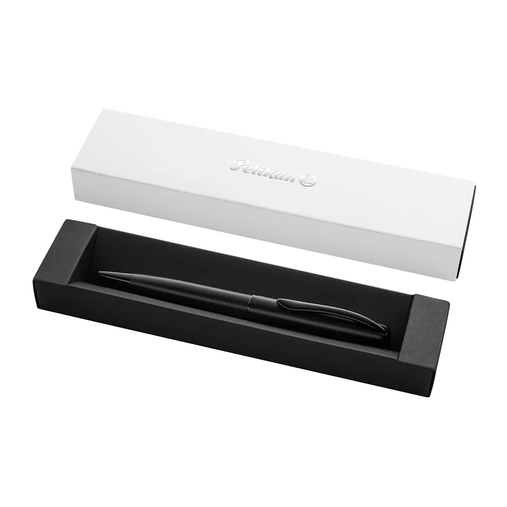 Химикалка Pelikan Jazz Noble Elegance - Carbon Black, в подаръчна кутия - 4