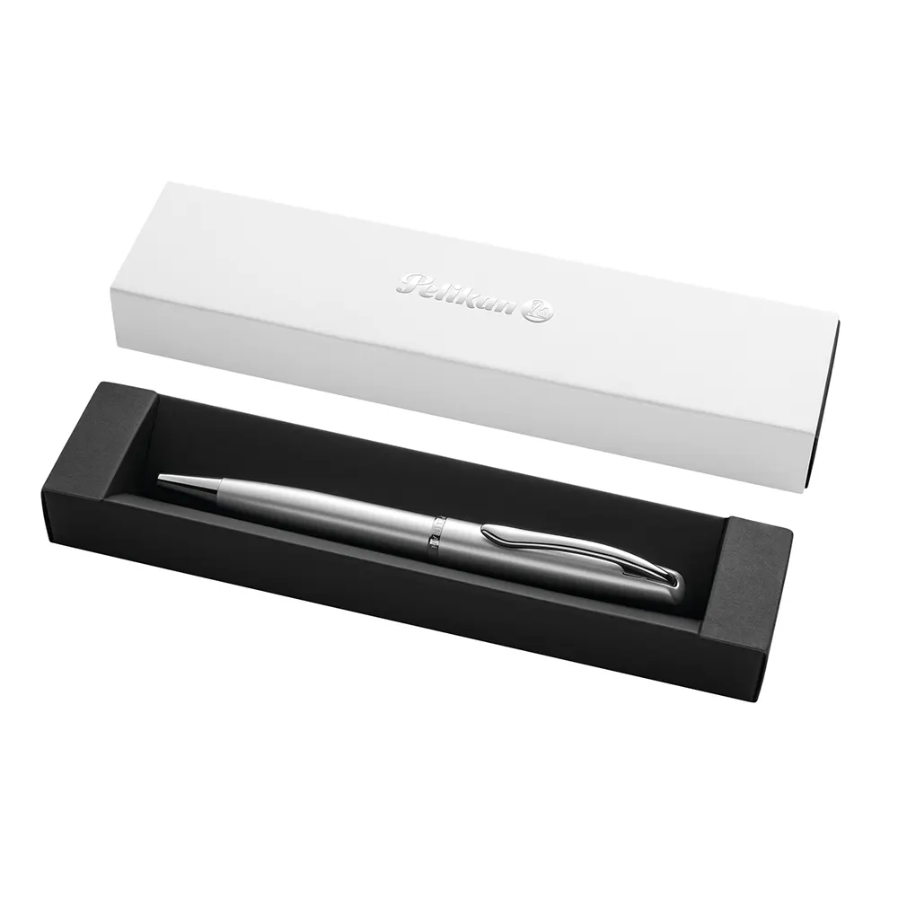 Химикалка Pelikan Jazz Noble Elegance - Silver, в подаръчна кутия - 4