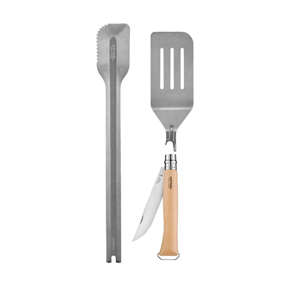 Комплект за барбекю Opinel - 3 Piece Premium Barbecue Set - 2