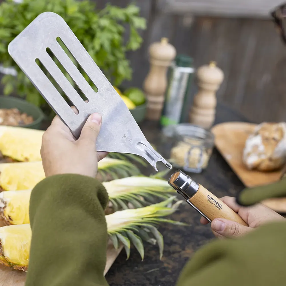 Комплект за барбекю Opinel - 3 Piece Premium Barbecue Set - 9