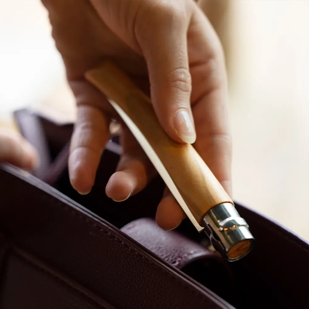 Сгъваем нож Opinel Les Effiles Olivier №8, острие 8.5 см, в кутия (001144) - 6