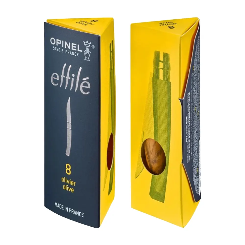 Сгъваем нож Opinel Les Effiles Olivier №8, острие 8.5 см, в кутия (001144) - 4