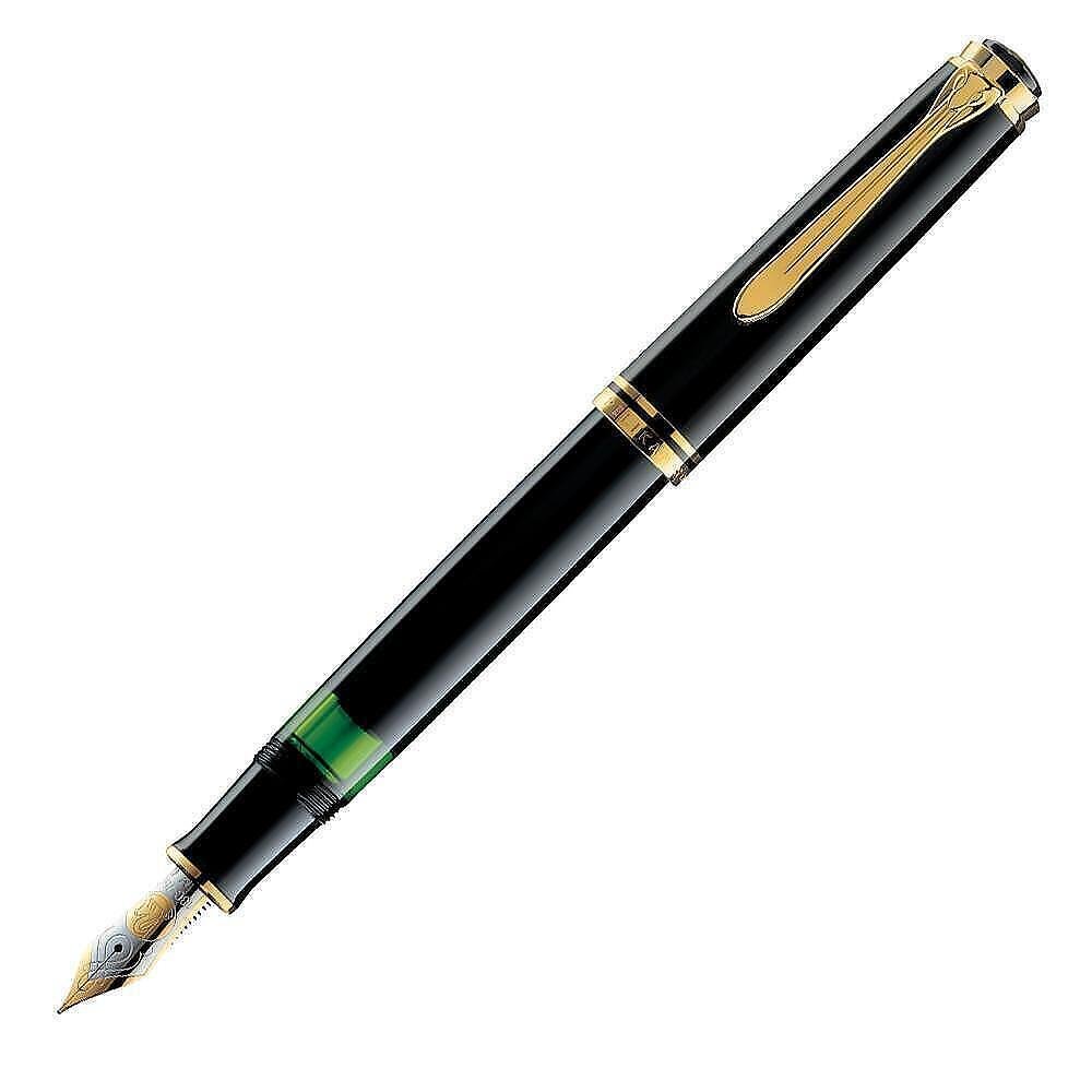 Писалка Pelikan - Souveran 1000 Series, F перо, черна