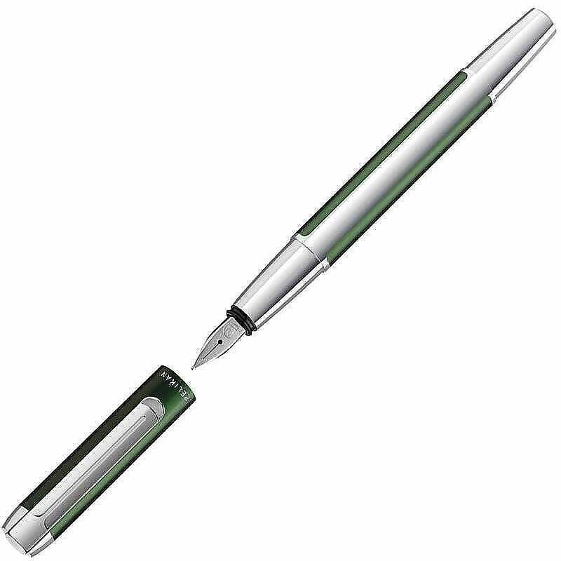 Писалка Pelikan - Pura Series, Deep Green, F перо
