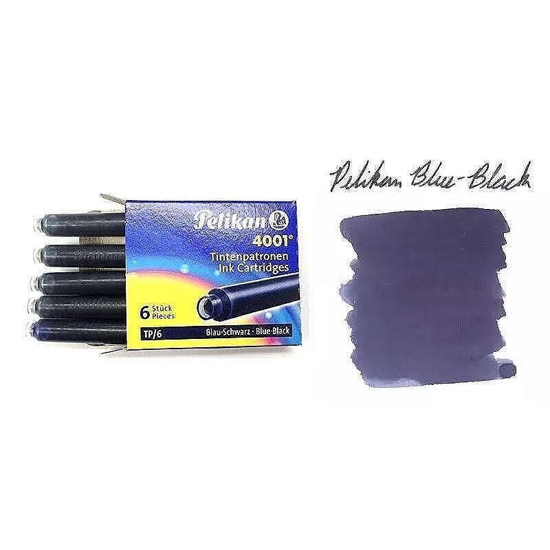 Патрончета Pelikan - къси, 6x броя, тъмносини
