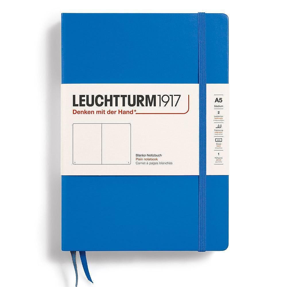 Тефтер Leuchtturm1917 New Colours - Sky, A5, твърди корици, бели страници
