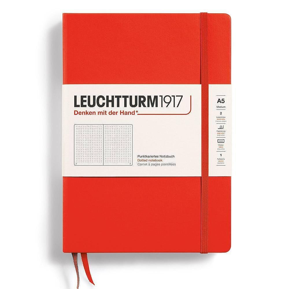 Тефтер Leuchtturm1917 New Colours - Lobster, A5, твърди корици, на точки